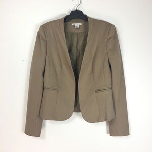 NWOT Dalia Collection Collarless Open Front Jacket